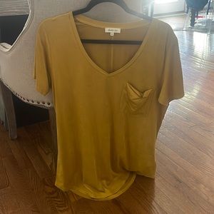 Good faux suede t shirt
